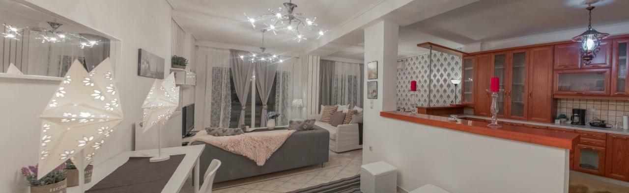 Luxury City Center Apartment Kalampáka Eksteriør bilde